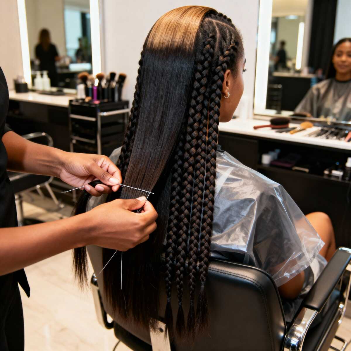 Weft-Braids-with-Leave-Out-Hair